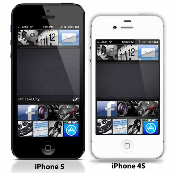 Comparatif iPhone 4S versus iPhone 5